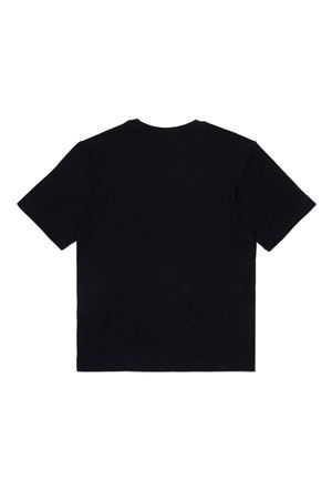 black cotton tshirt DIESEL KIDS | J0202200YI9K900